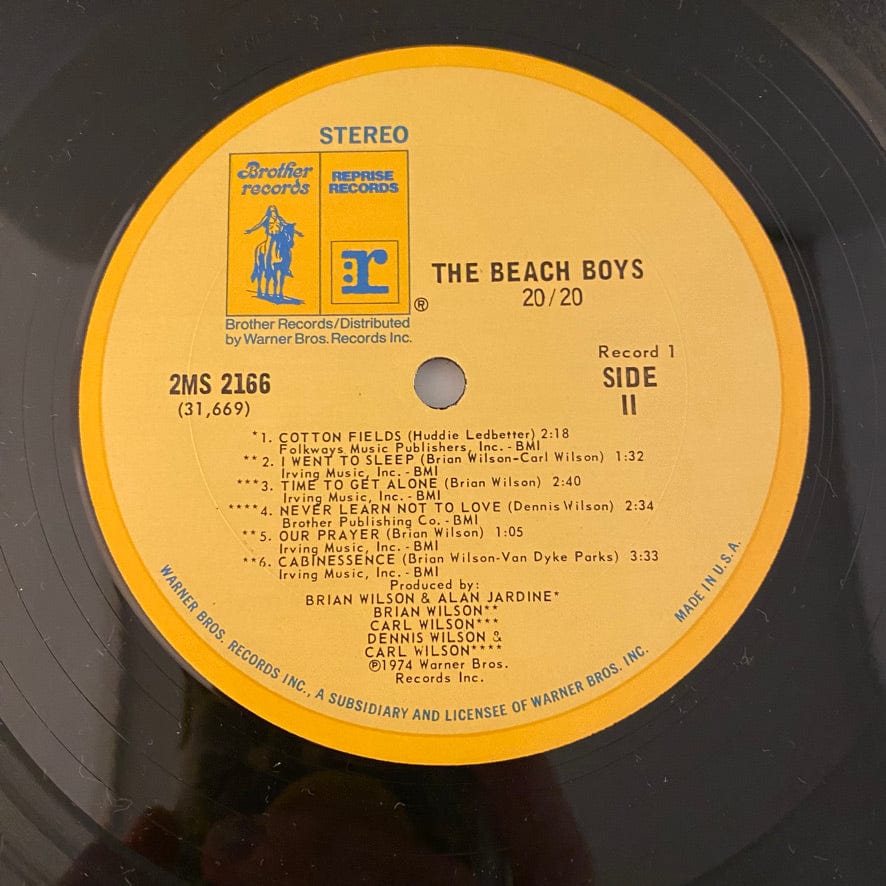 The Beach Boys – Wild Honey & 20/20 2LP USED NM/VG+ - Image 5
