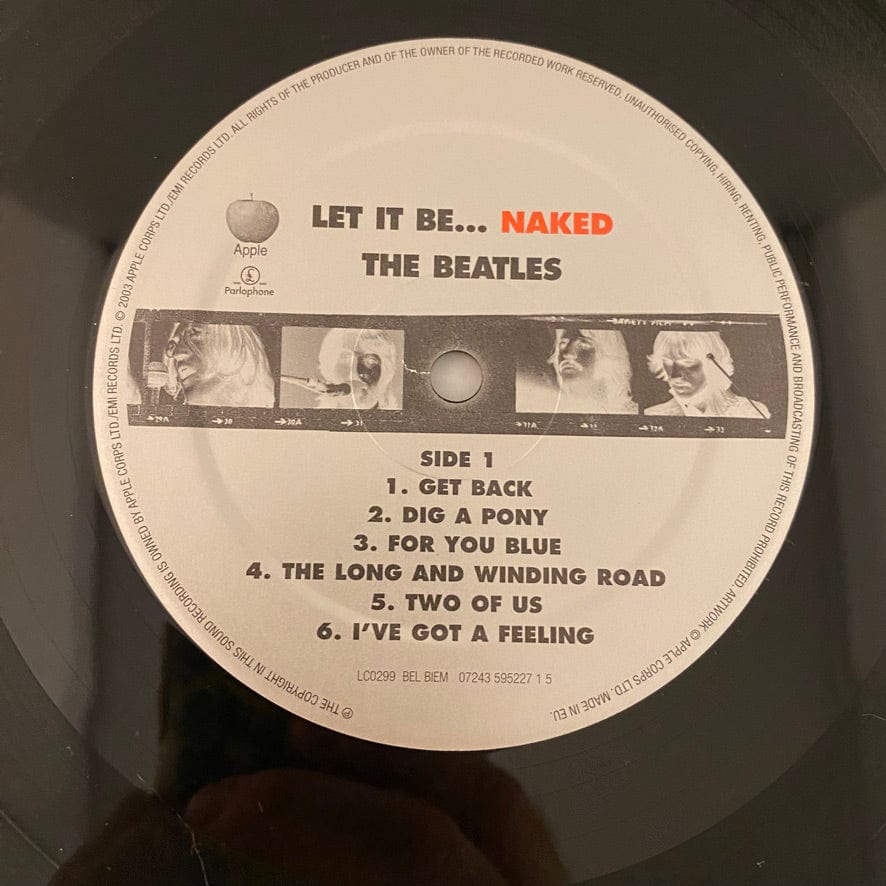 The Beatles – Let It Be... Naked LP USED NM/NM w/ 7" - Image 3