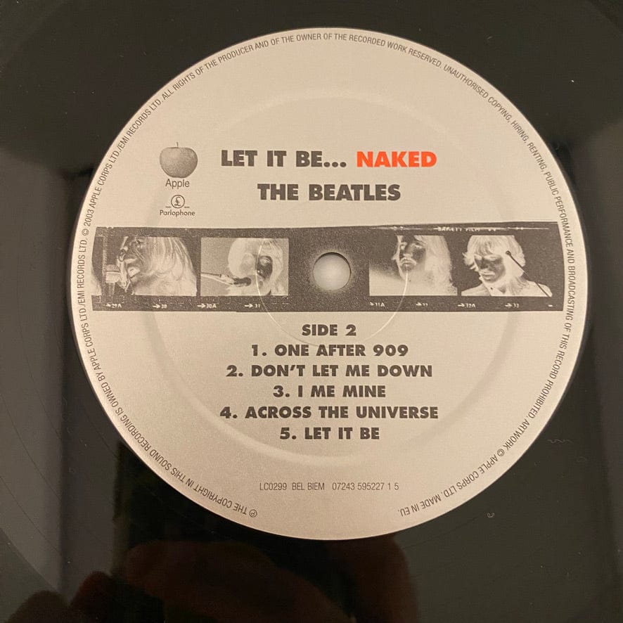 The Beatles – Let It Be... Naked LP USED NM/NM w/ 7" - Image 4