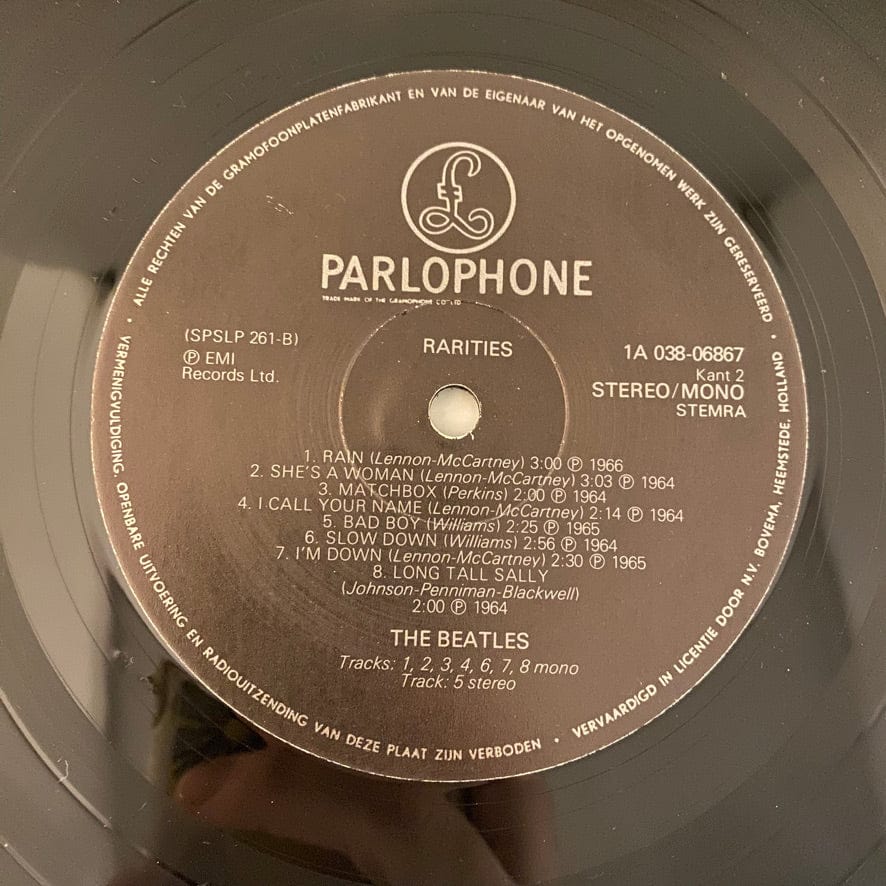 The Beatles – Rarities LP USED NM/VG+ 1979 Dutch Pressing - Image 5