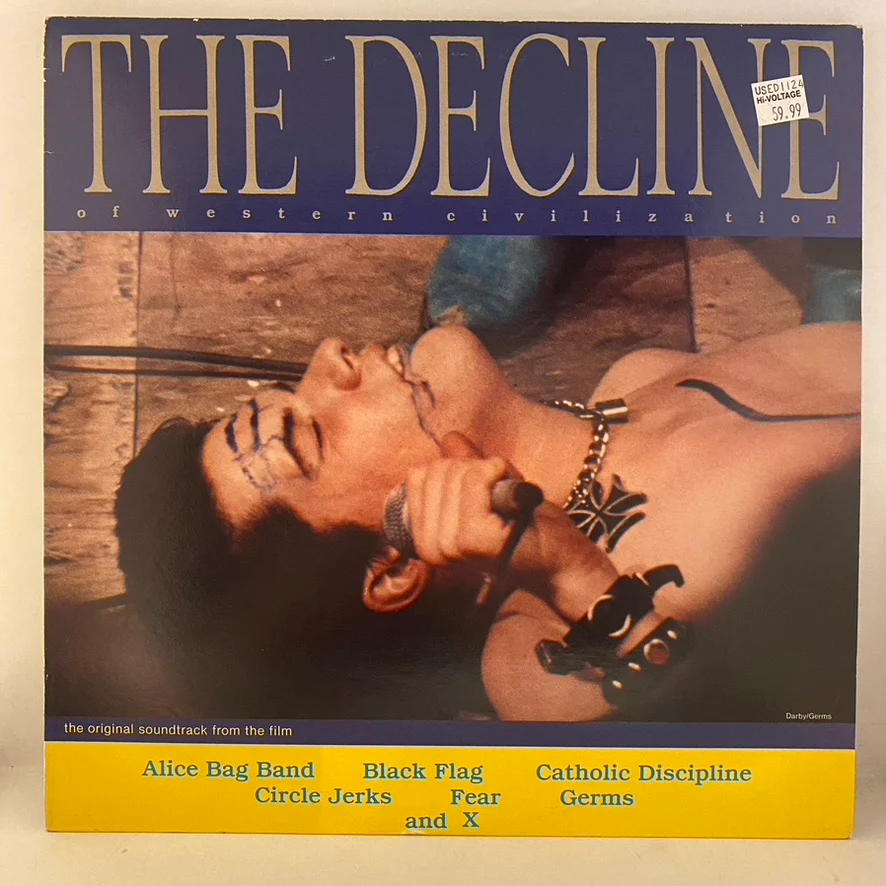 The Decline Of Western Civilization LP USED VG+/VG 1980 Pressing