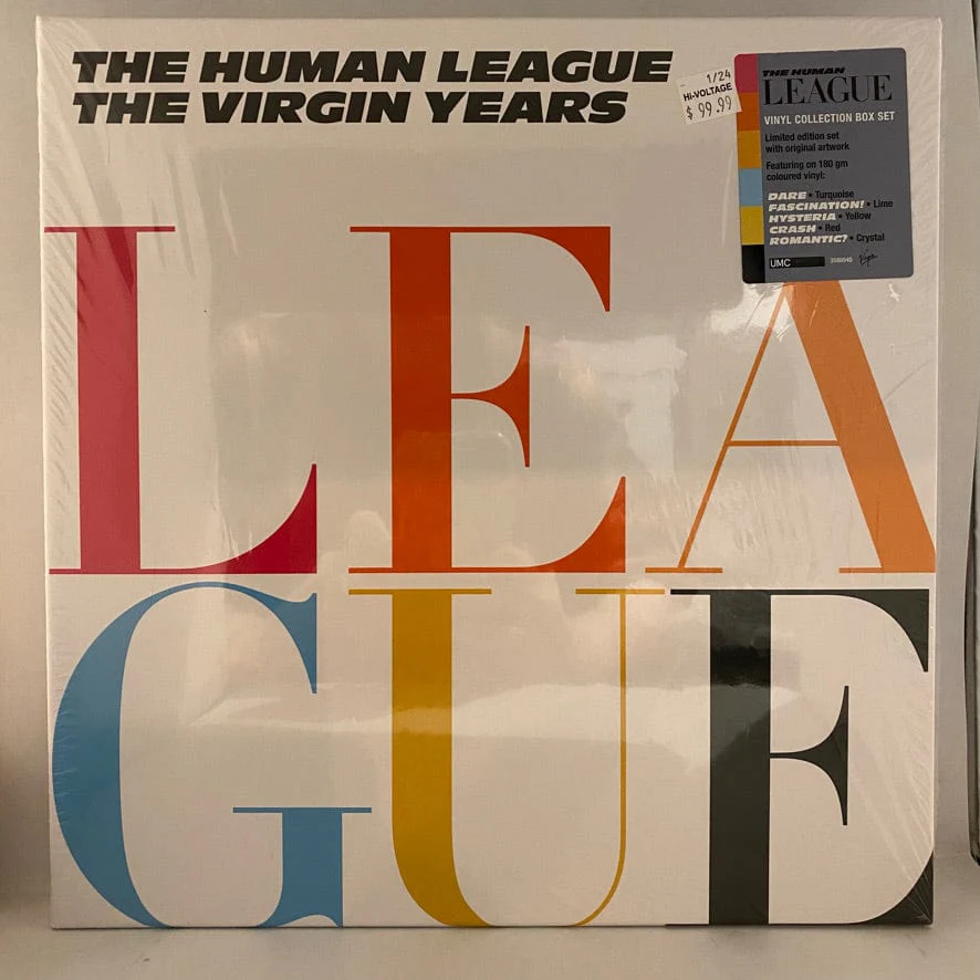The Human League – The Virgin Years 5LP USED NM/NM Box Set Colored Vinyl