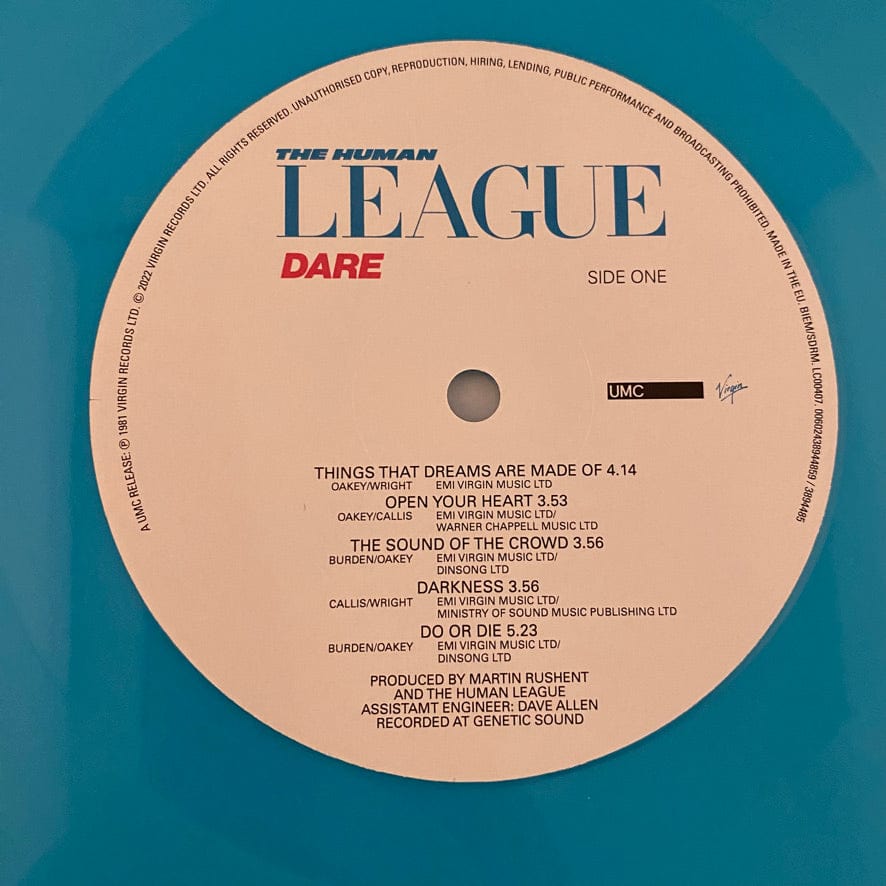The Human League – The Virgin Years 5LP USED NM/NM Box Set Colored Vinyl - Image 5