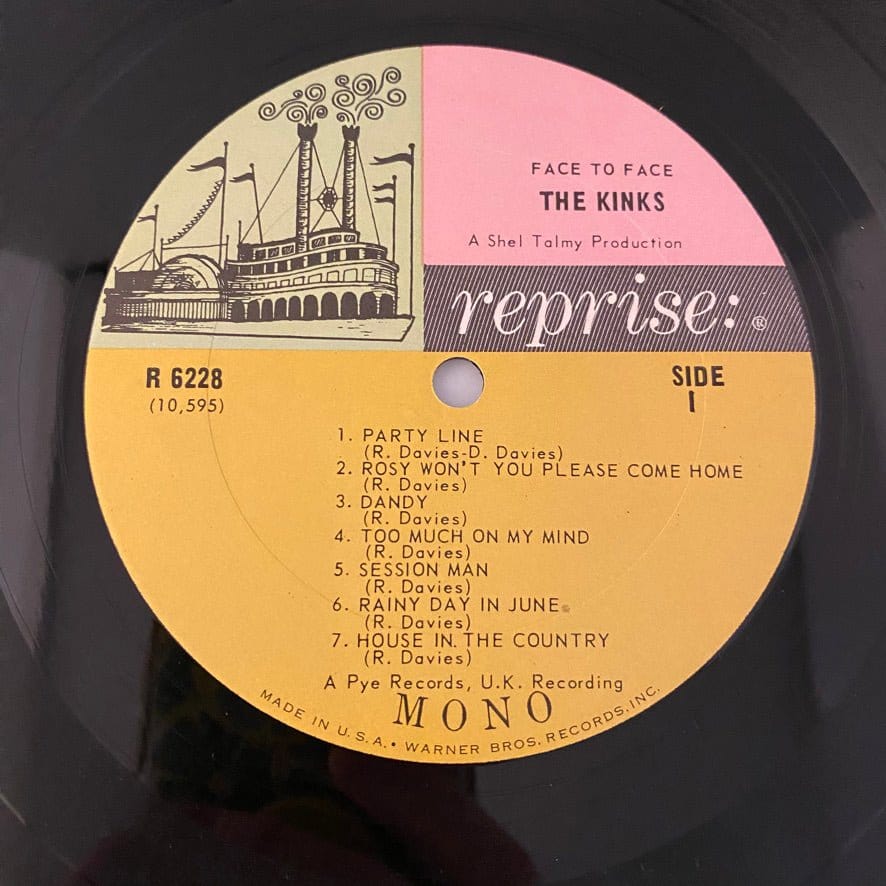 The Kinks – Face To Face LP USED VG+/VG++ 1966 Original Mono Pressing - Image 3
