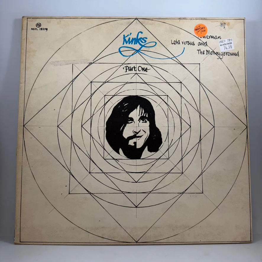 The Kinks – Part 1 Lola Versus Powerman And The Moneygoround LP USED Vinyl VG+/G+