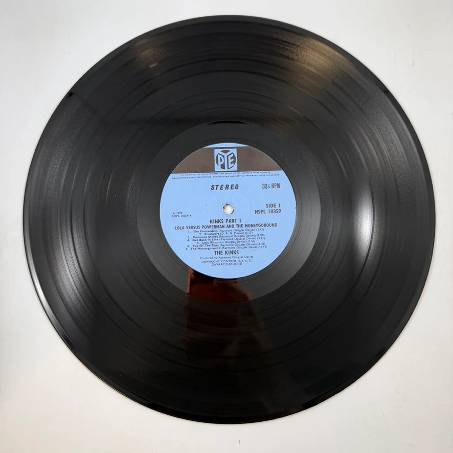 The Kinks – Part 1 Lola Versus Powerman And The Moneygoround LP USED Vinyl VG+/G+ - Image 3