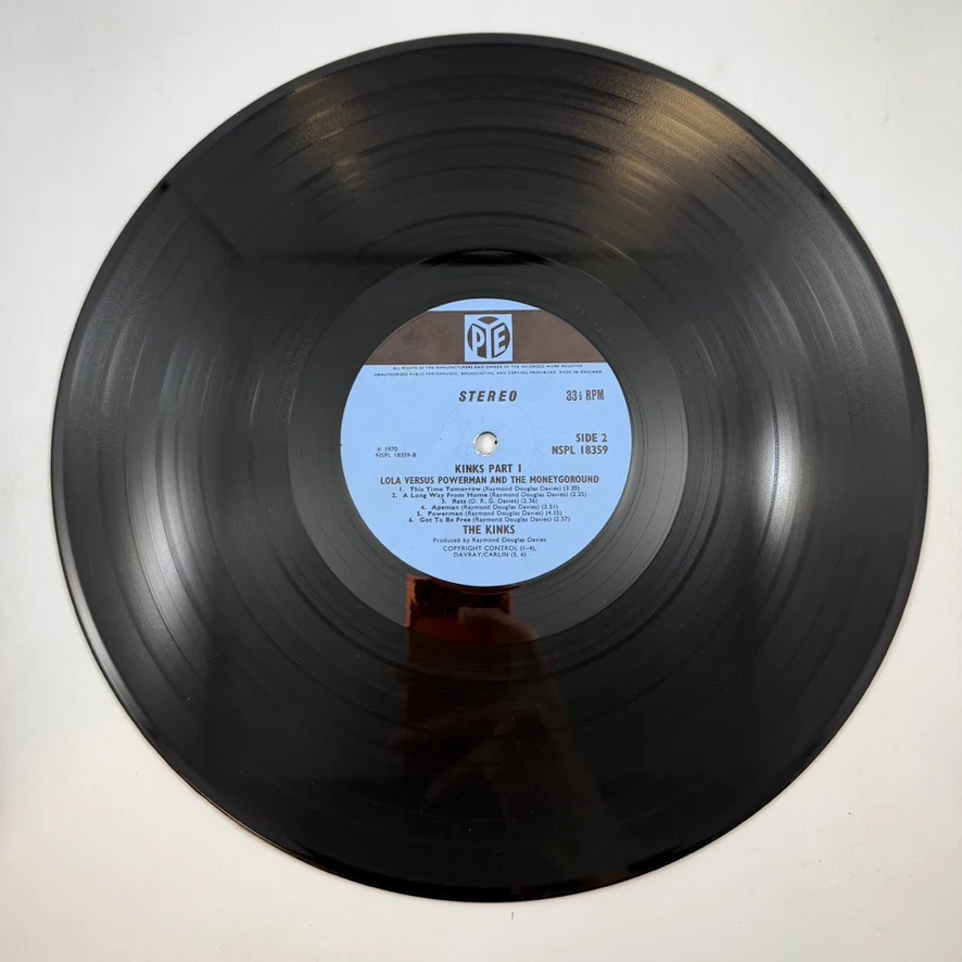 The Kinks – Part 1 Lola Versus Powerman And The Moneygoround LP USED Vinyl VG+/G+ - Image 4