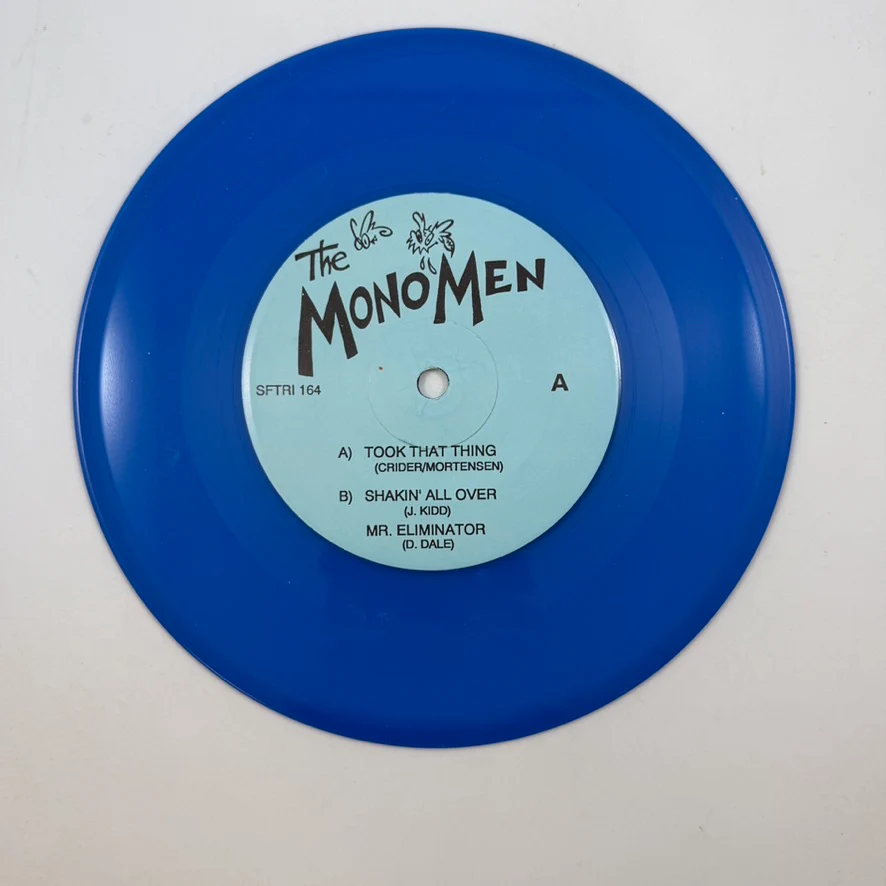 The Mono Men – Took That Thing 7" USED Vinyl VG+/VG+ Color Vinyl - Image 3