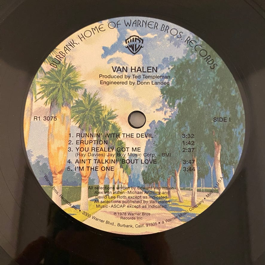 Van Halen – Van Halen LP USED VG++/VG+ 2009 AcousTech Pressing 180 Gram - Image 3
