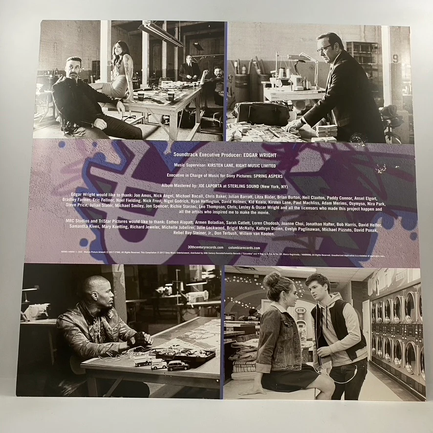 Various – Baby Driver (Music From The Motion Picture) LP USED Vinyl VG+/NM - Image 3