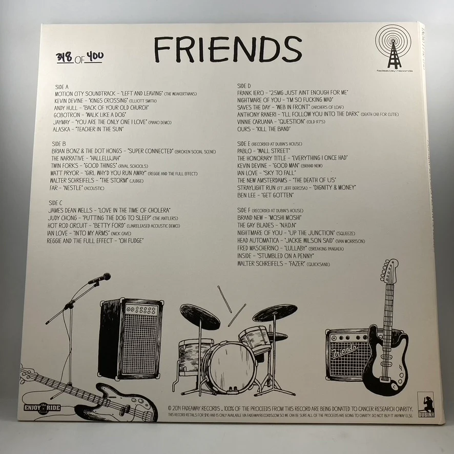 Various – Friends LP USED Vinyl NM/NM Color Vinyl - Image 2