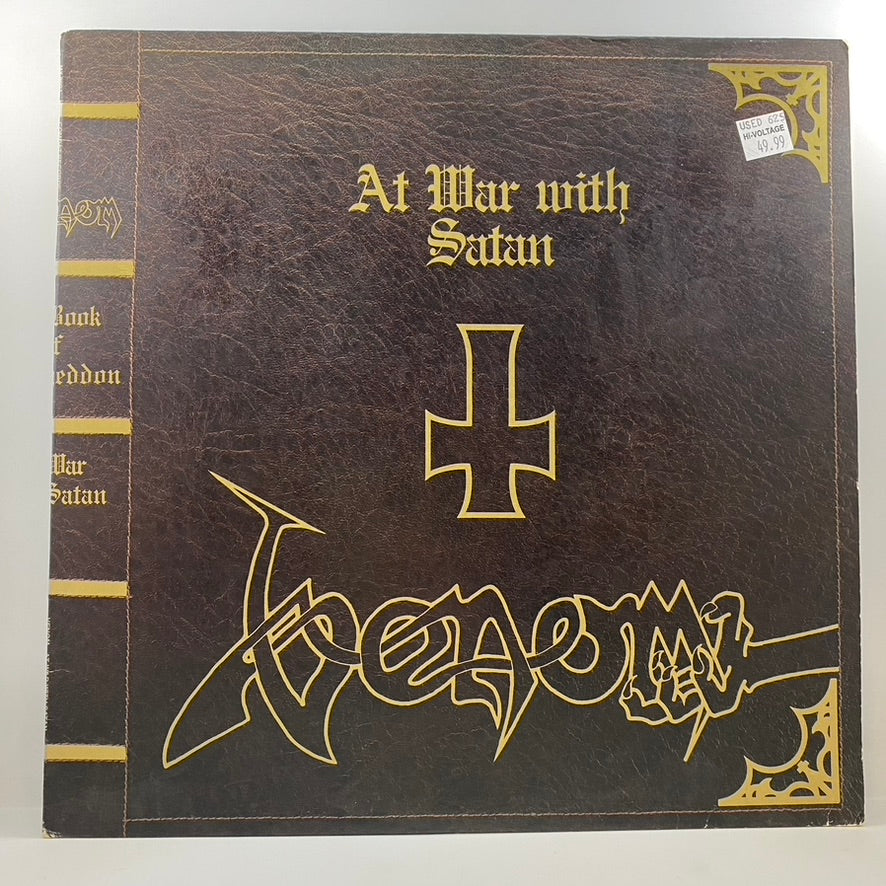 Venom – At War With Satan LP USED Vinyl VG+/VG+