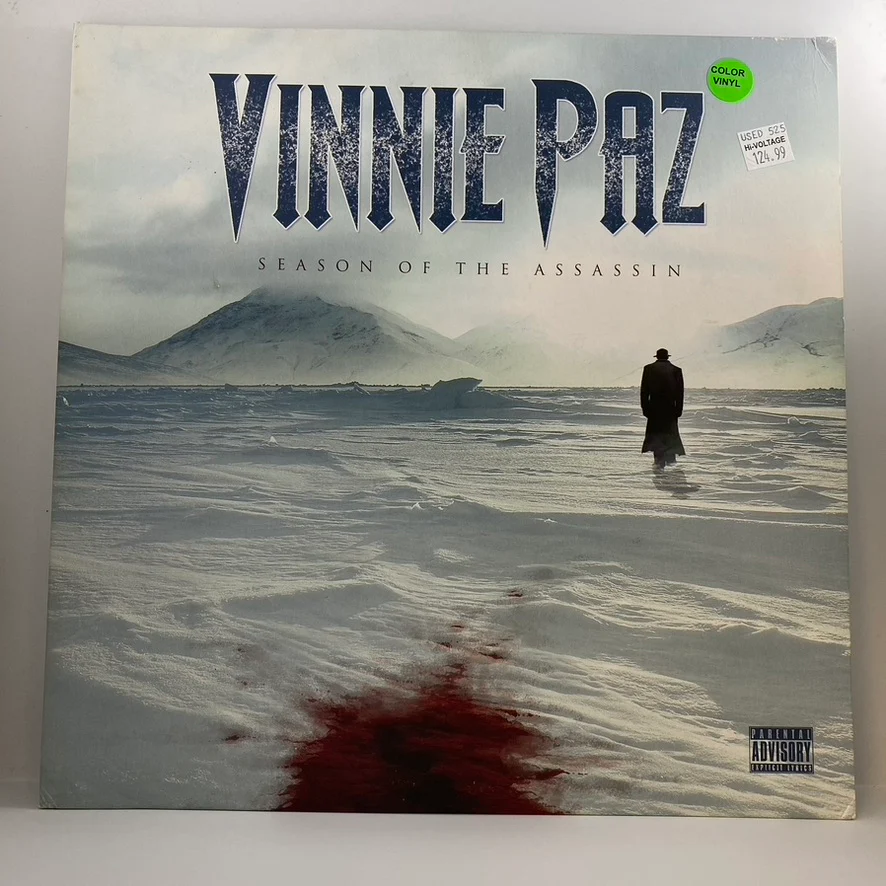 Vinnie Paz – Season Of The Assassin LP USED Vinyl VG+/ VG+ Blue and Gray Color Vinyl LTD Edition