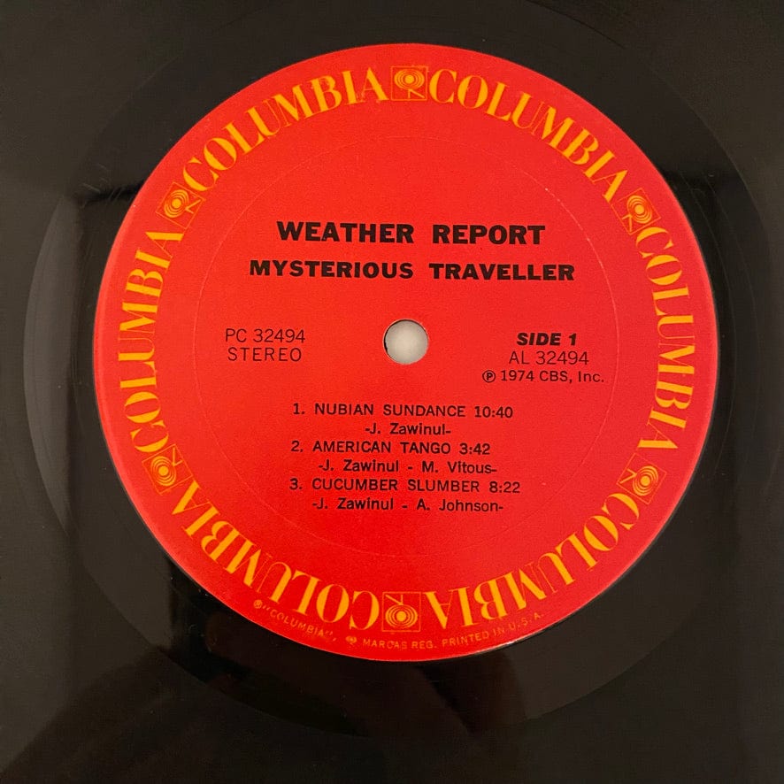 Weather Report – Mysterious Traveller LP USED VG+/VG+ - Image 3