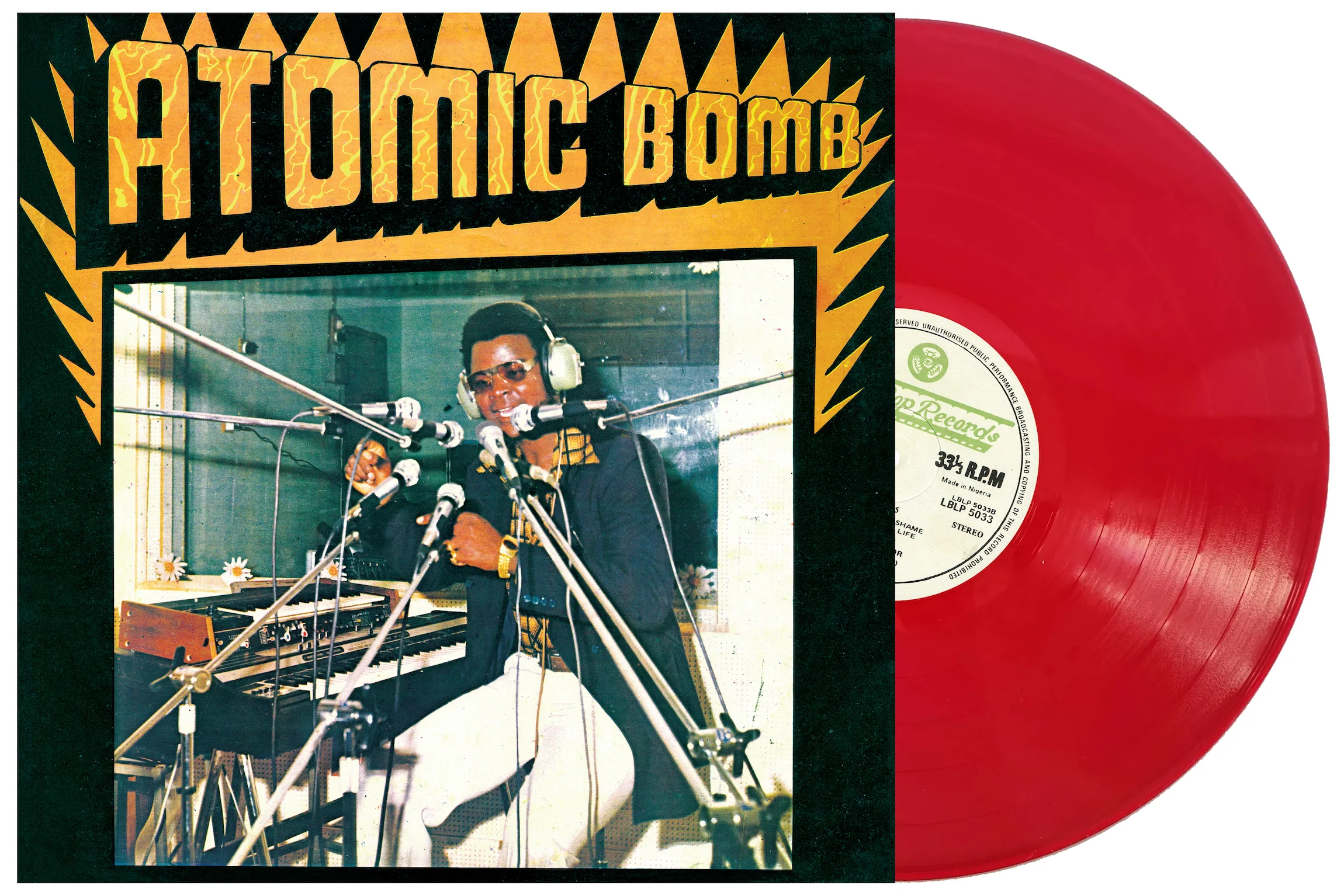 William Onyeabor - Atomic Bomb LP NEW RED VINYL