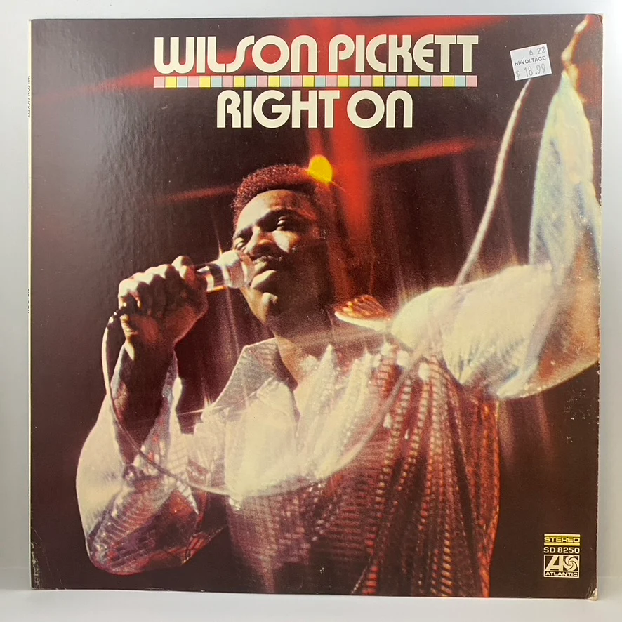 Wilson Pickett – Right On LP USED Vinyl VG+/VG+