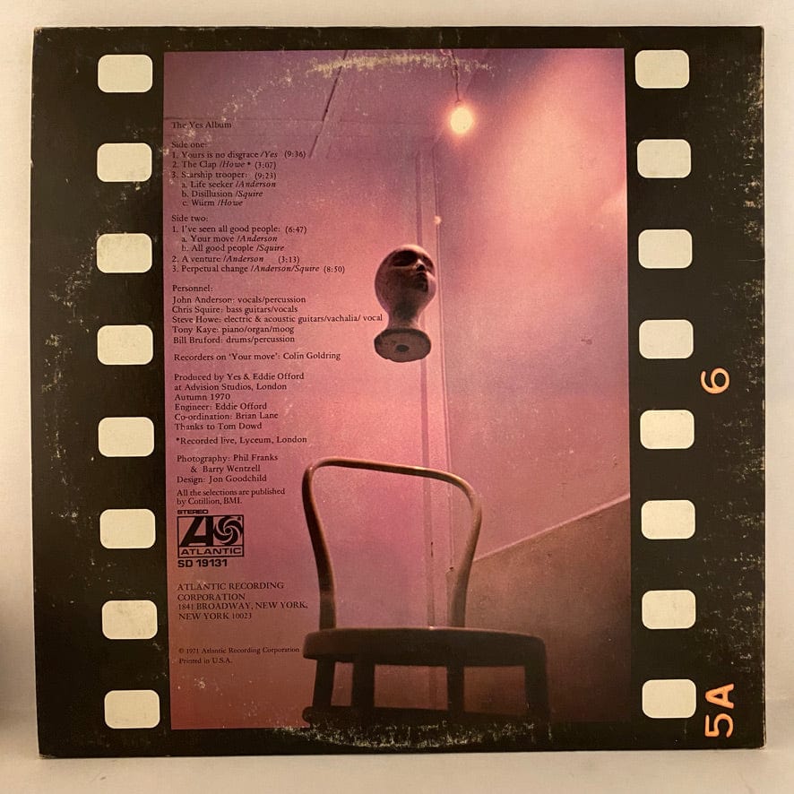 Yes – The Yes Album LP USED VG++/VG+ - Image 2
